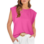 Lunara Relaxed Crewneck Summer Top