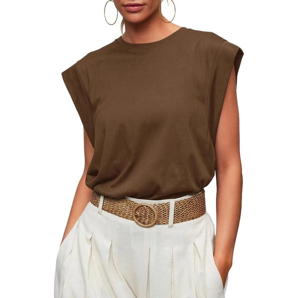 Lunara Relaxed Crewneck Summer Top