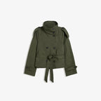 Valetti Giaro | Amara Belted Cape Coat