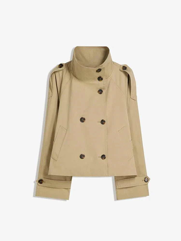 Valetti Giaro | Amara Belted Cape Coat