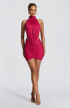 Valetti Giaro | Josephine Draped Back Mini Dress