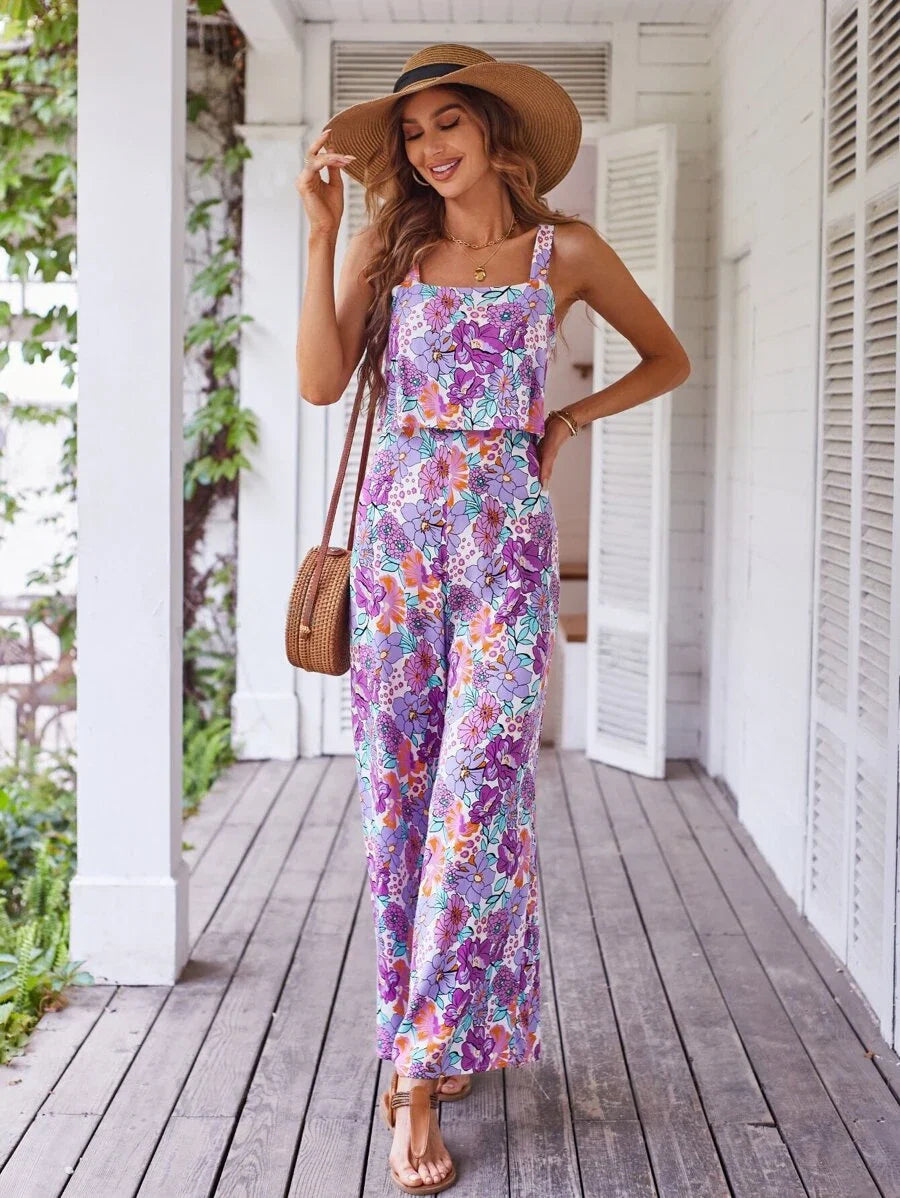 Valetti Giaro | Gizelle Floral Summer Jumpsuit