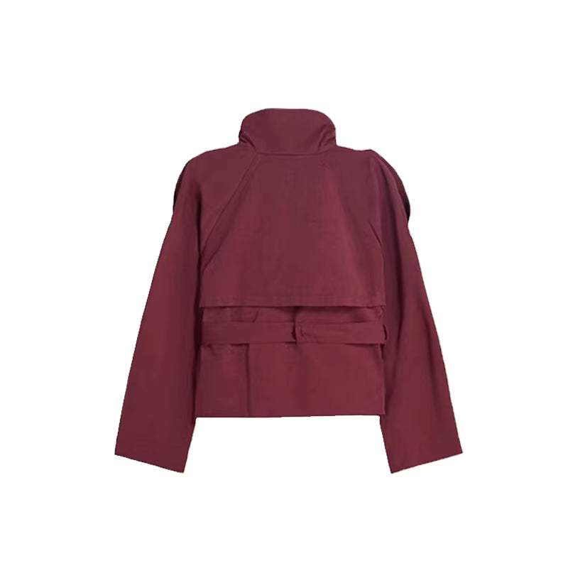 Valetti Giaro | Amara Belted Cape Coat