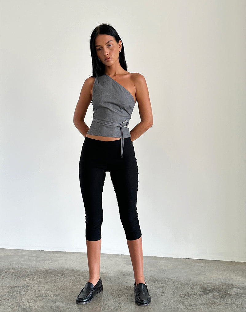 Van Laren | One-Shoulder Top met Tailleband