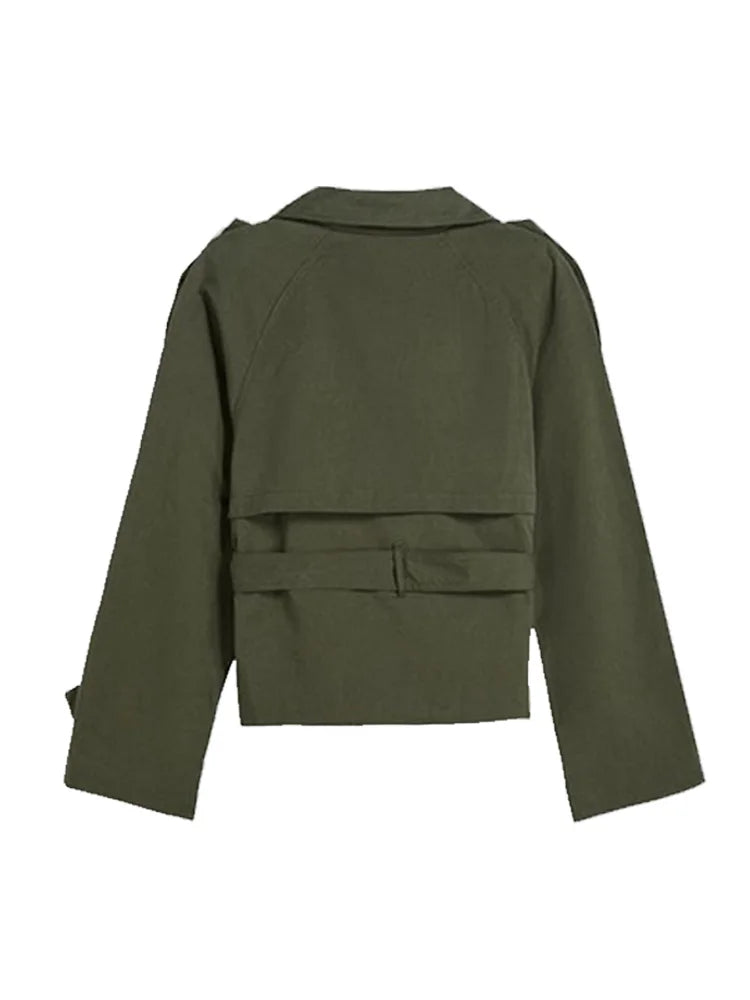 Valetti Giaro | Amara Belted Cape Coat