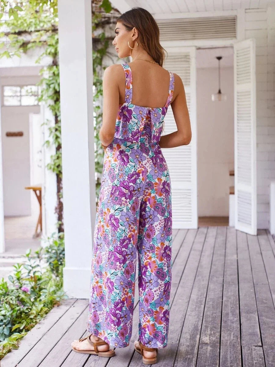 Valetti Giaro | Gizelle Floral Summer Jumpsuit