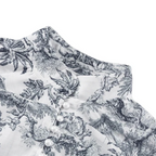 Valetti Giaro | Pleated Puff-Sleeve Summer Dress