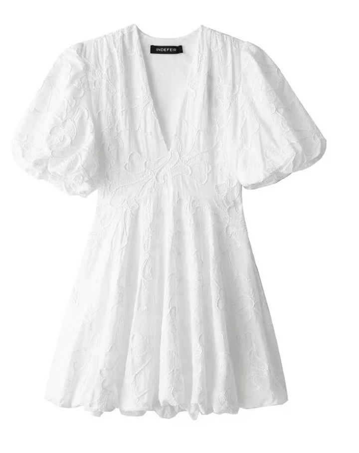 Valetti Giaro | Nola Embroidered Floral Dress