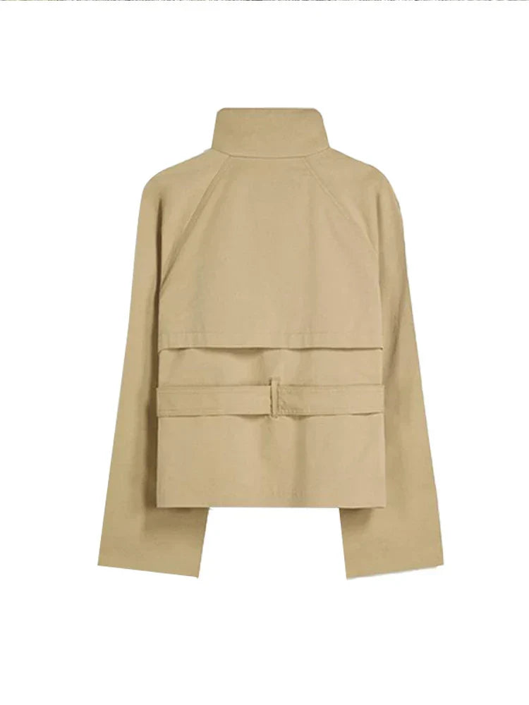 Valetti Giaro | Amara Belted Cape Coat