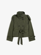 Valetti Giaro | Amara Belted Cape Coat