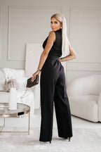 Valetti Giaro | Julia V-Neck Straight-Leg Jumpsuit