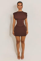 Valetti Giaro | Anna Corset Lace-Up Mini Dress