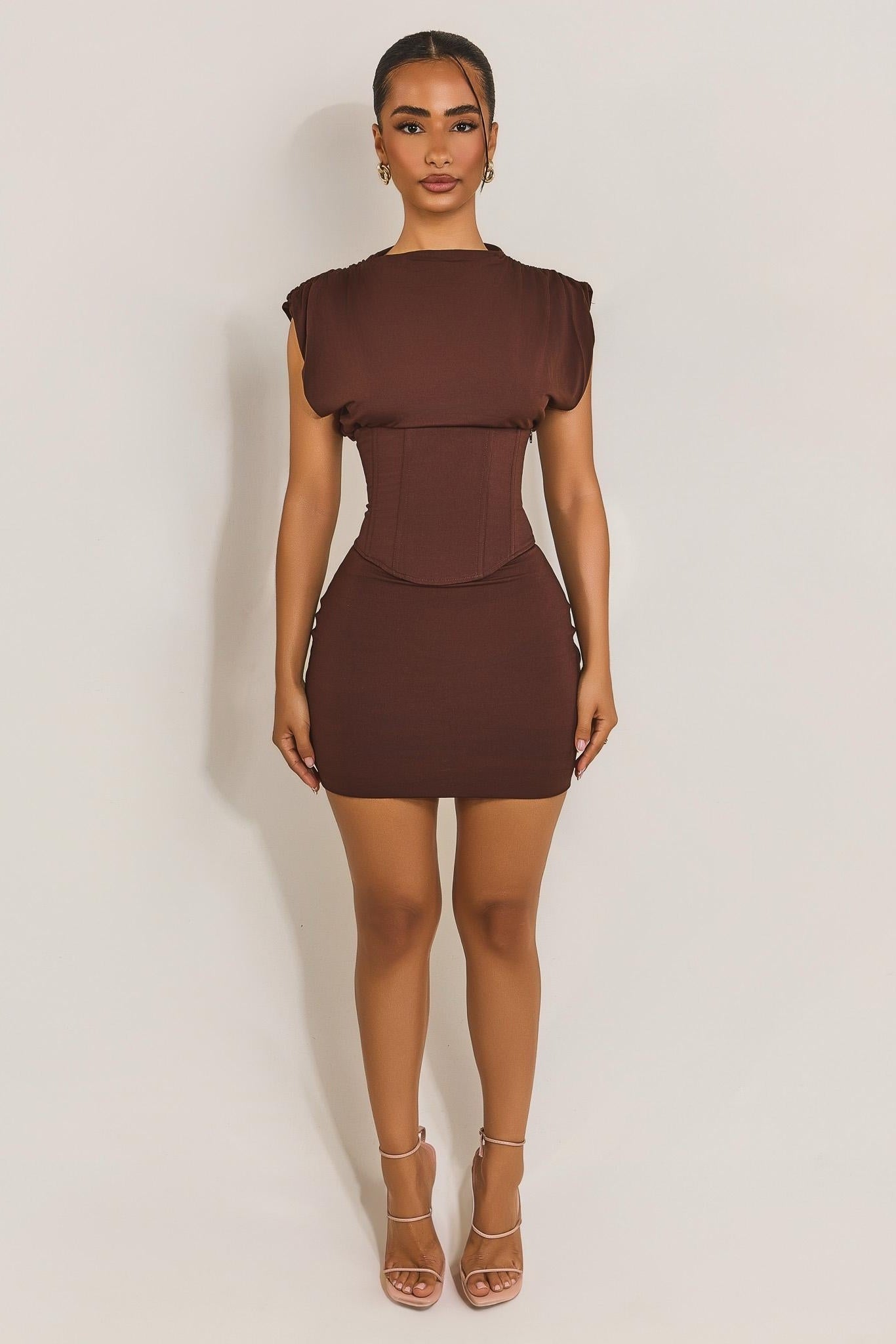 Valetti Giaro | Anna Corset Lace-Up Mini Dress