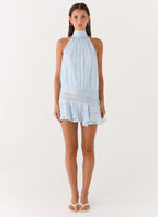 Valetti Giaro | Noor Chiffon Lace-Up Dress