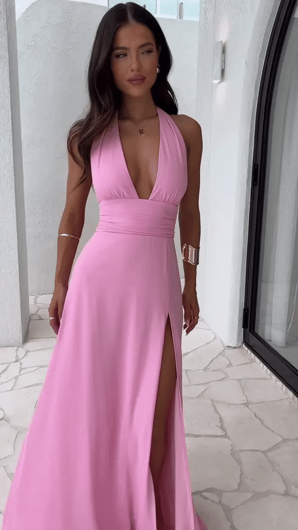 Van Laren | Auréla Maxi Jurk met Elegante Split