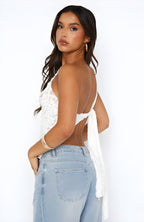 Van Laren | Nalia Kantentop met One-Shoulder Striksluiting