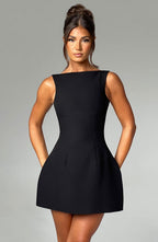 Valetti Giaro | Alira Bubble Hem Mini Dress