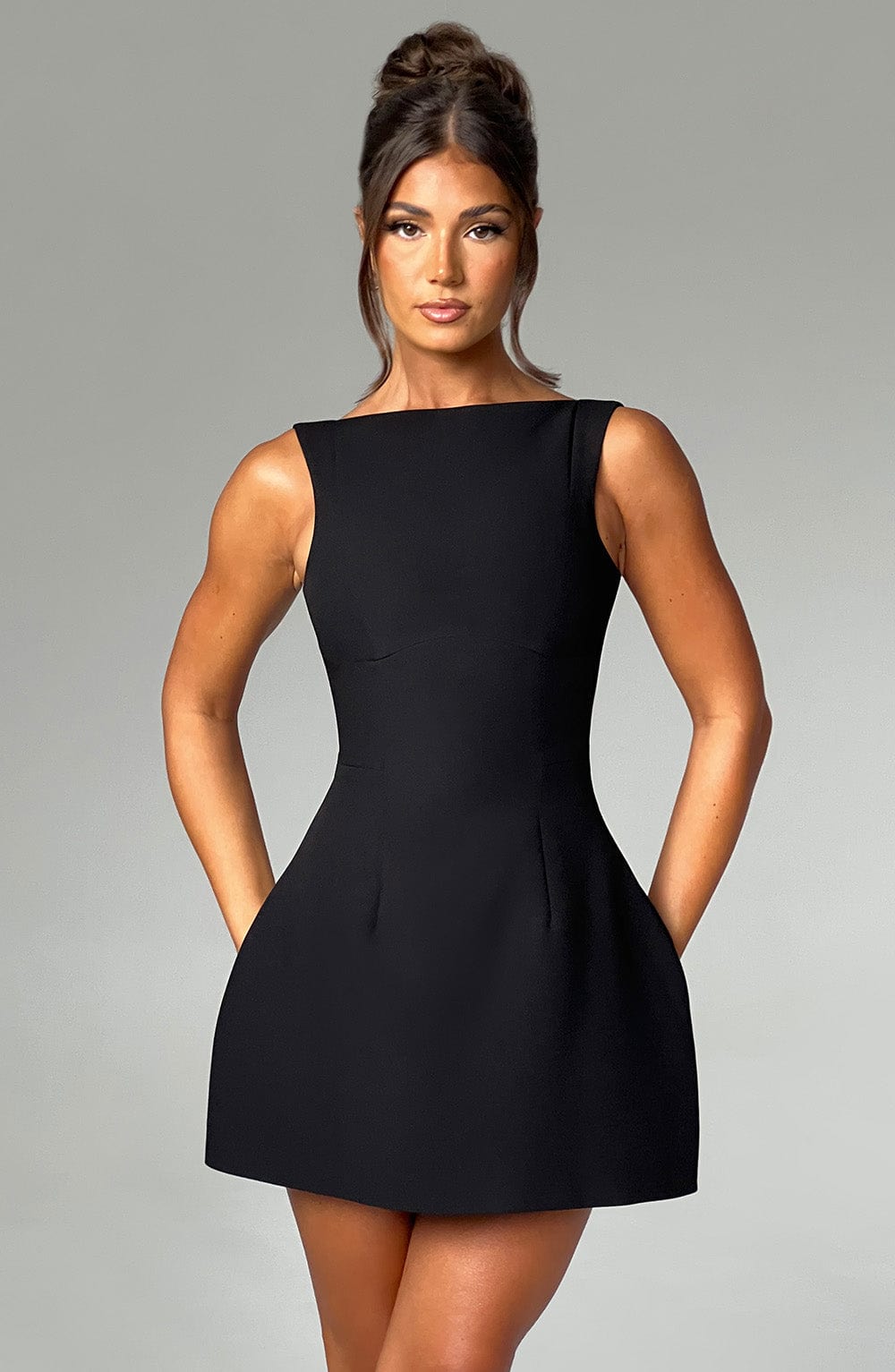 Valetti Giaro | Alira Bubble Hem Mini Dress