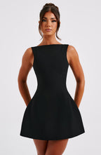 Valetti Giaro | Alira Bubble Hem Mini Dress