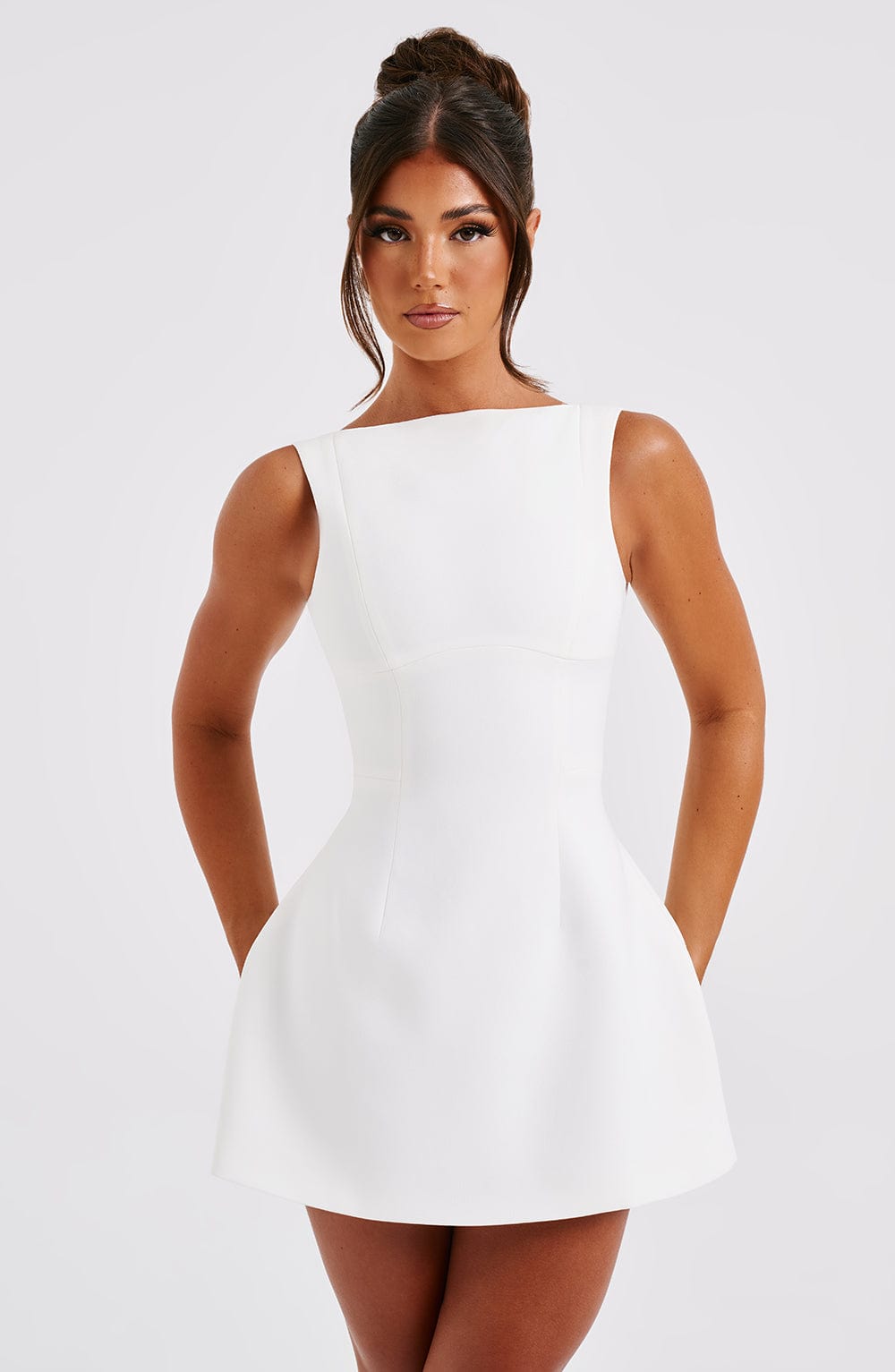Valetti Giaro | Alira Bubble Hem Mini Dress