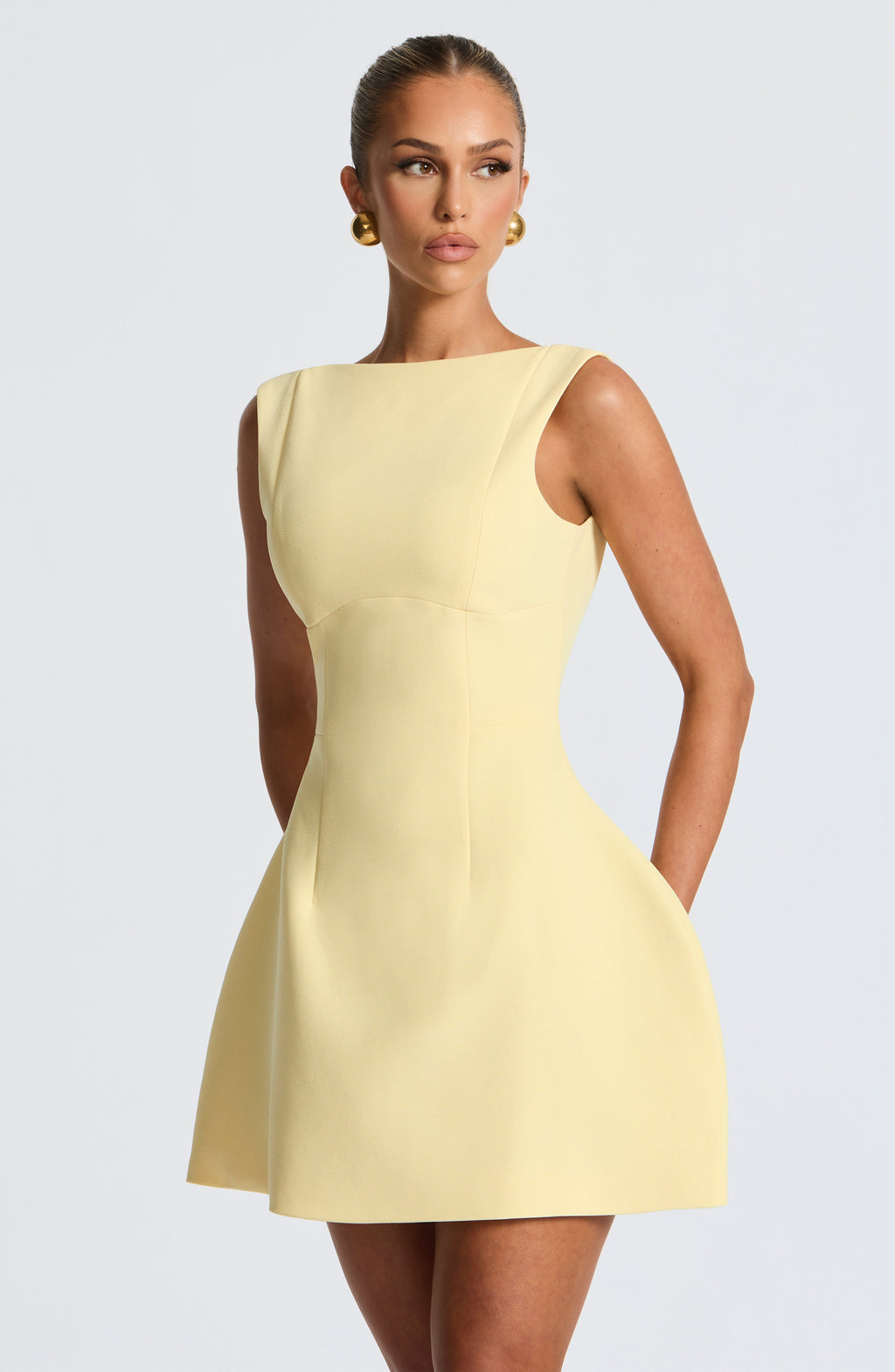 Valetti Giaro | Alira Bubble Hem Mini Dress