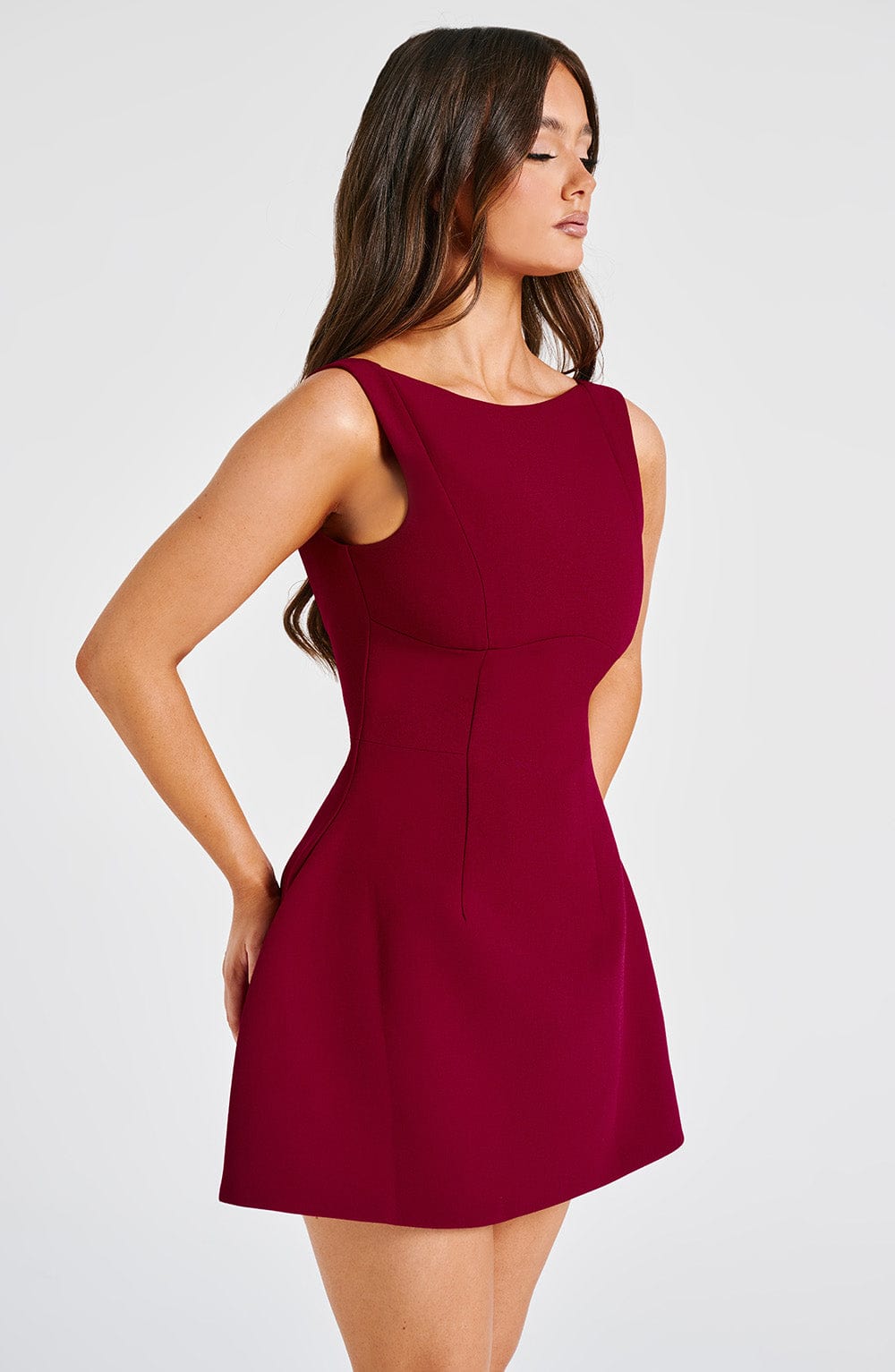 Valetti Giaro | Alira Bubble Hem Mini Dress
