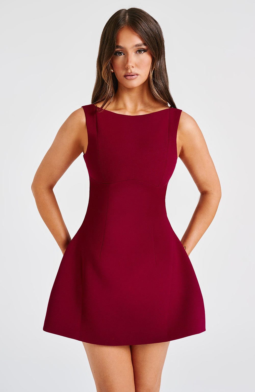 Valetti Giaro | Alira Bubble Hem Mini Dress
