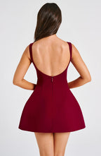 Valetti Giaro | Alira Bubble Hem Mini Dress