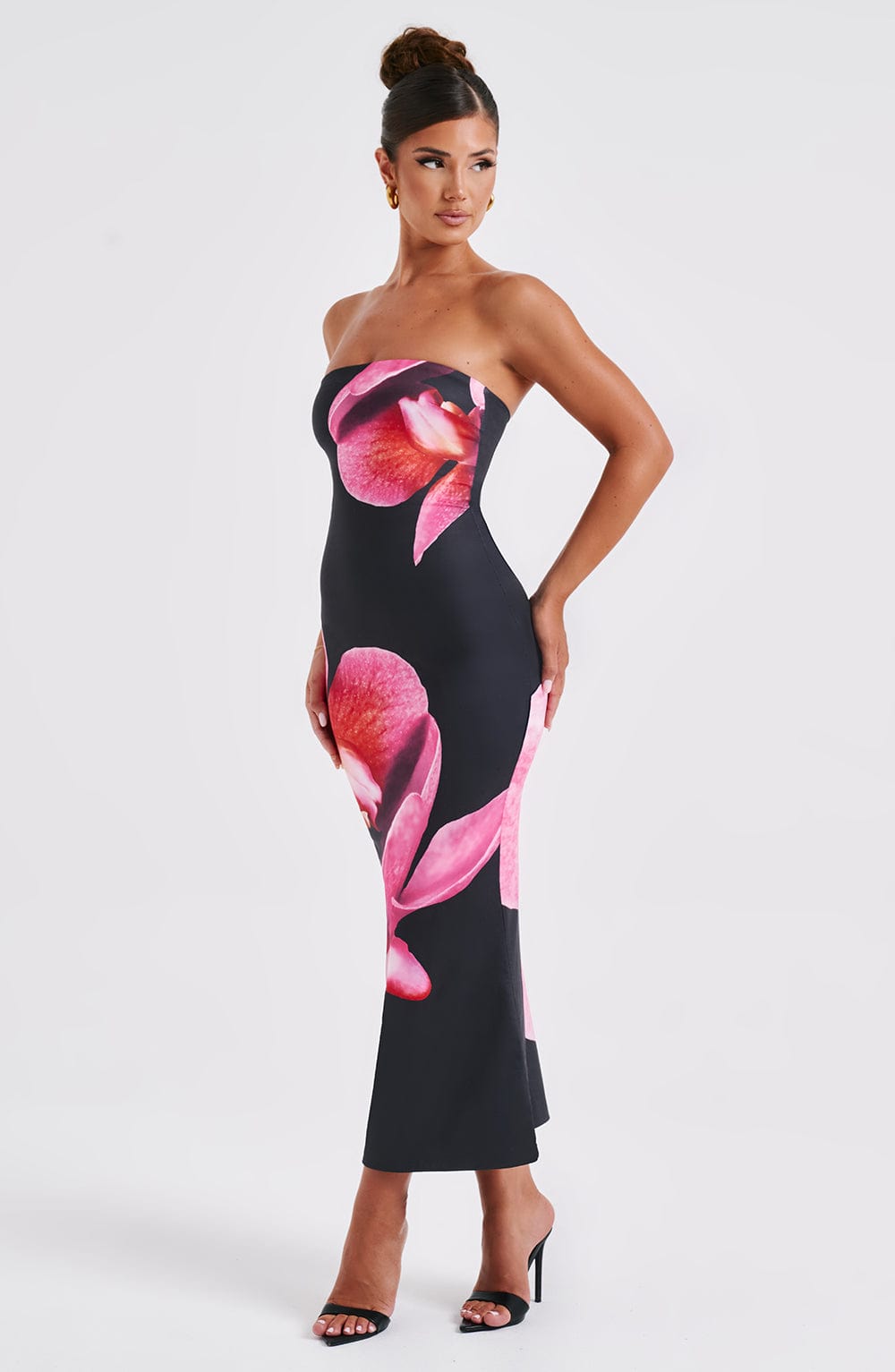 Valetti Giaro | Fiora Floral Jersey Midi Dress