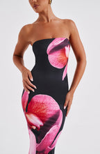 Valetti Giaro | Fiora Floral Jersey Midi Dress