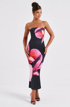 Valetti Giaro | Fiora Floral Jersey Midi Dress