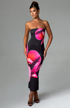 Valetti Giaro | Fiora Floral Jersey Midi Dress