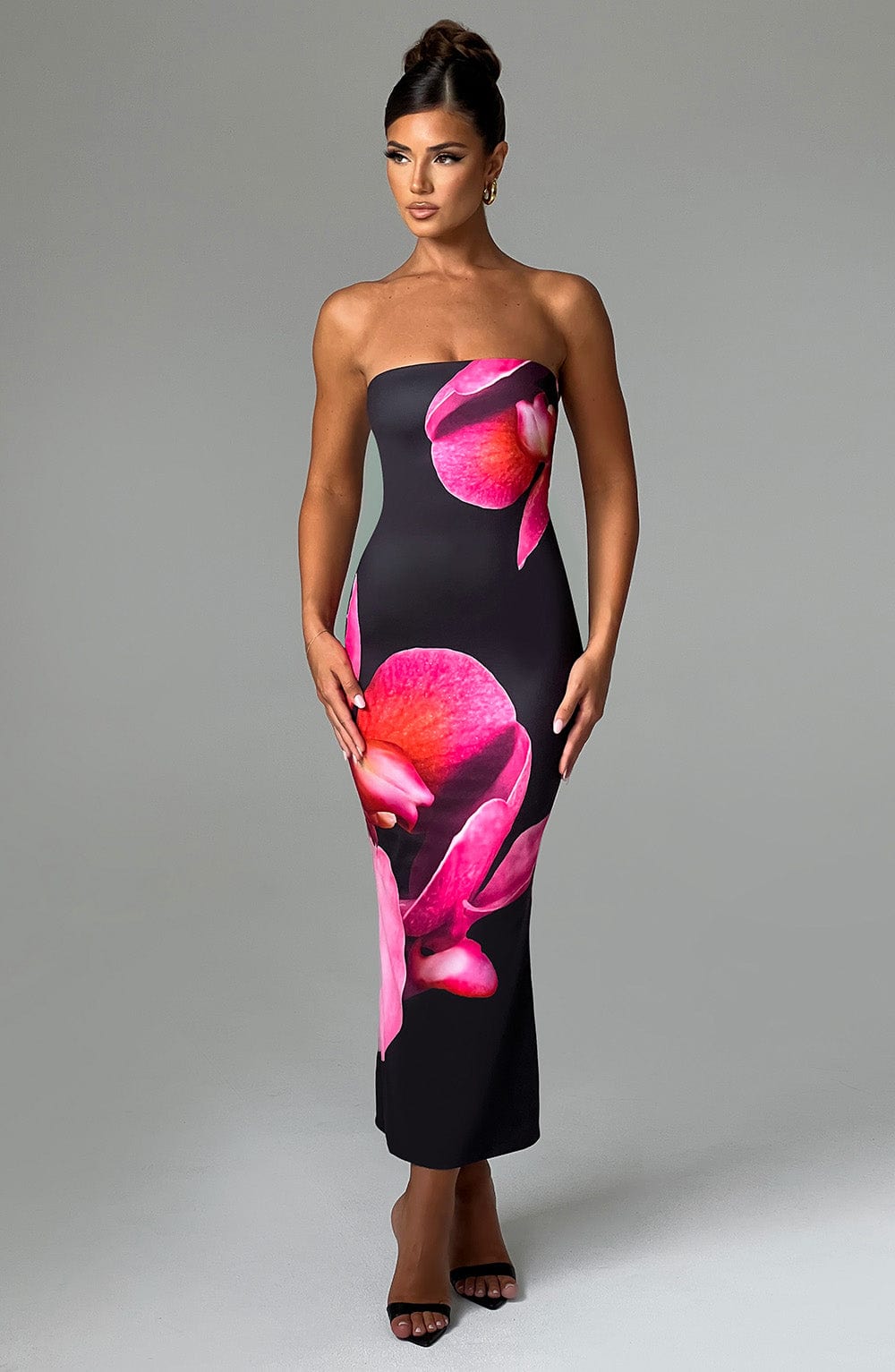 Valetti Giaro | Fiora Floral Jersey Midi Dress