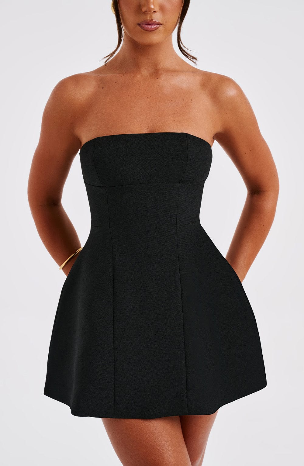 Valetti Giaro | Gaëlle Strapless Bubble Mini Dress
