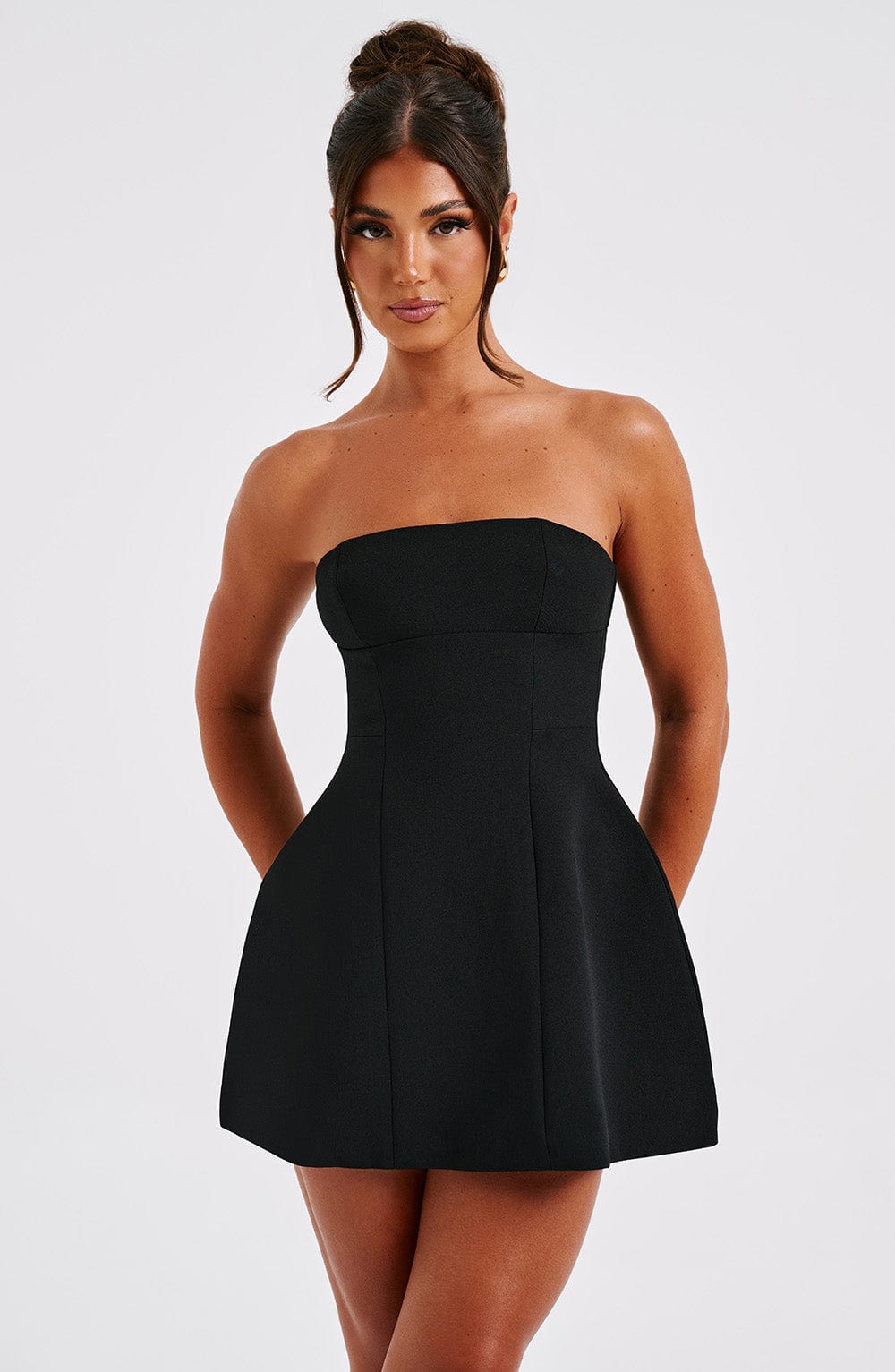 Valetti Giaro | Gaëlle Strapless Bubble Mini Dress
