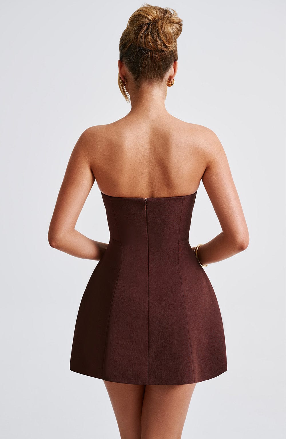Valetti Giaro | Gaëlle Strapless Bubble Mini Dress