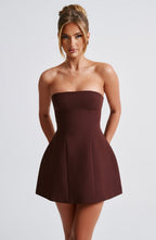 Valetti Giaro | Gaëlle Strapless Bubble Mini Dress