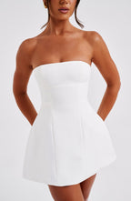 Valetti Giaro | Gaëlle Strapless Bubble Mini Dress