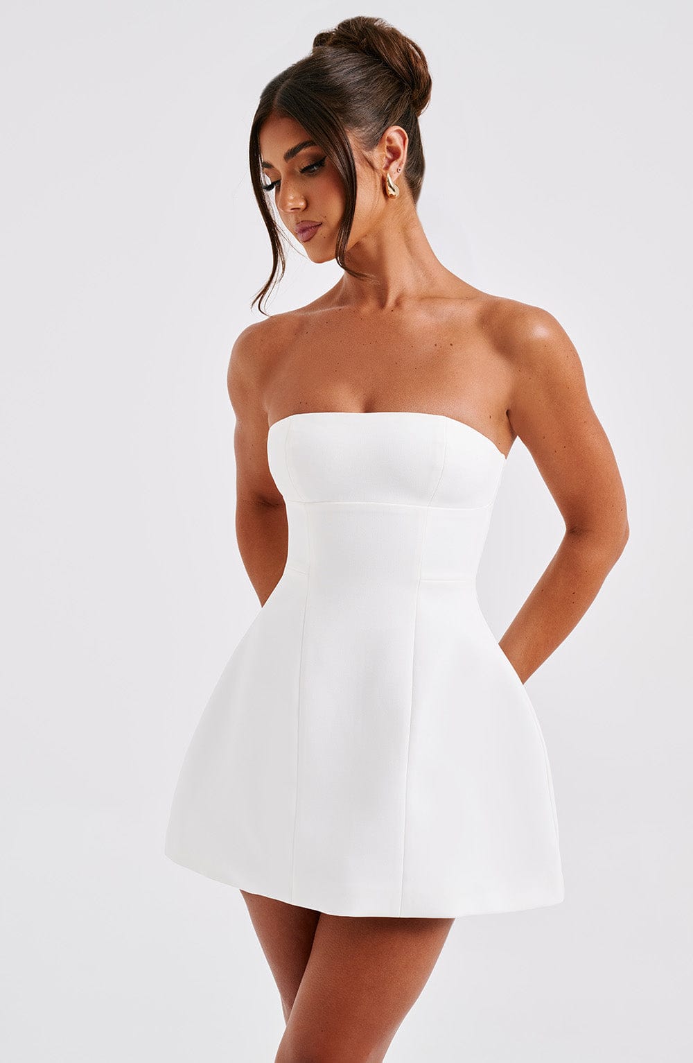 Valetti Giaro | Gaëlle Strapless Bubble Mini Dress