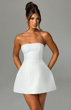 Valetti Giaro | Gaëlle Strapless Bubble Mini Dress