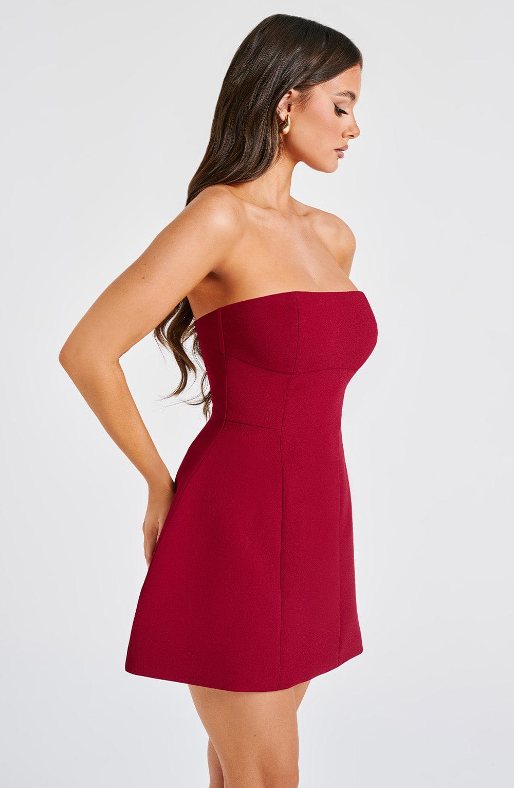 Valetti Giaro | Gaëlle Strapless Bubble Mini Dress