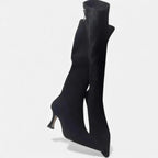 Valentina Thigh-High Suede Boots