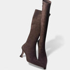 Valentina Thigh-High Suede Boots