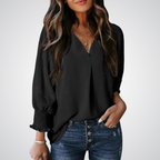 Alessia V-Neck Tunic Blouse