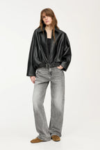 Valetti Giaro | Sophia Leather Bomber Jacket