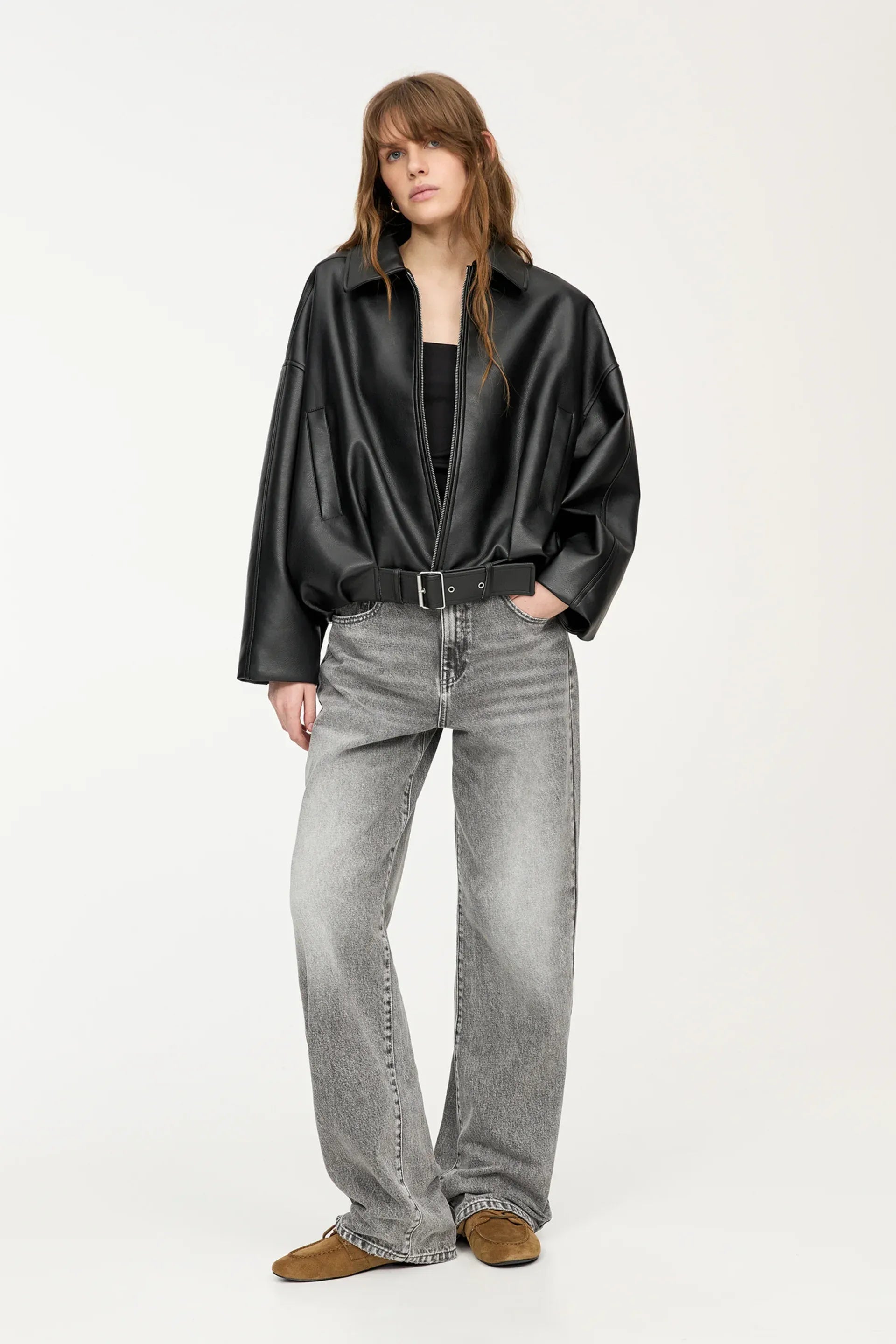 Valetti Giaro | Sophia Leather Bomber Jacket