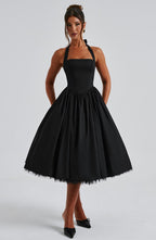 Valetti Giaro | Juliette Halter Tulle Midi Dress