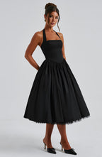 Valetti Giaro | Juliette Halter Tulle Midi Dress