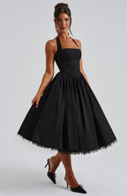 Valetti Giaro | Juliette Halter Tulle Midi Dress