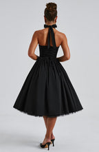 Valetti Giaro | Juliette Halter Tulle Midi Dress